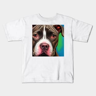 American Staffordshire Terrier Kids T-Shirt